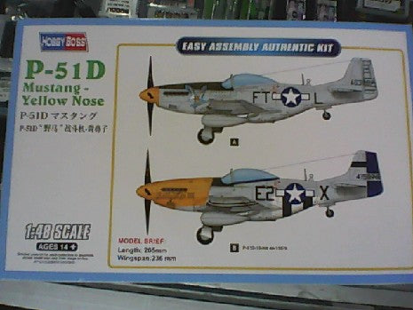 P-51D MUSTANG YELLOW NOSE 1/48