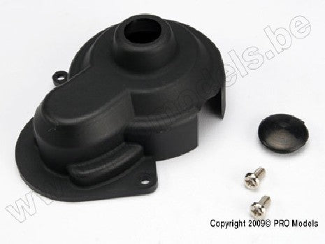 Dust cover/rubber plug (w/ screws) (Stampede/Rustler)