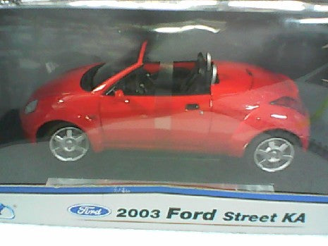 FORD STREET KA 1/18 BLEU