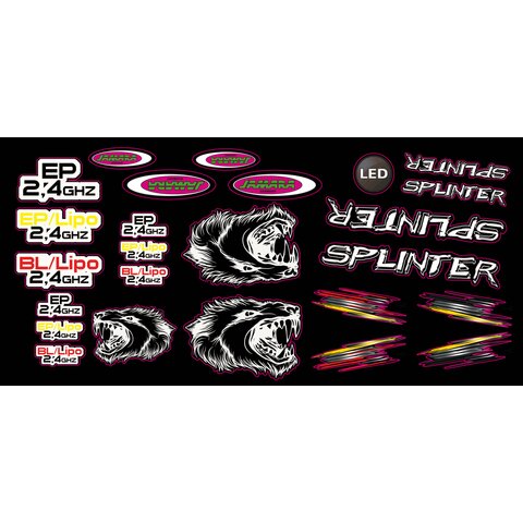 Autocollants Splinter