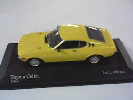 TOYOTA CELICA 1975 JAUNE 1/43