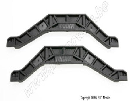 Chassis braces, lower (black) (2)