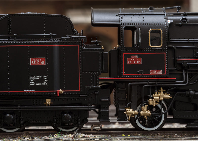 LOCO VAPEUR TRAIN RAPIDE SERIE 241-A SNCF HO