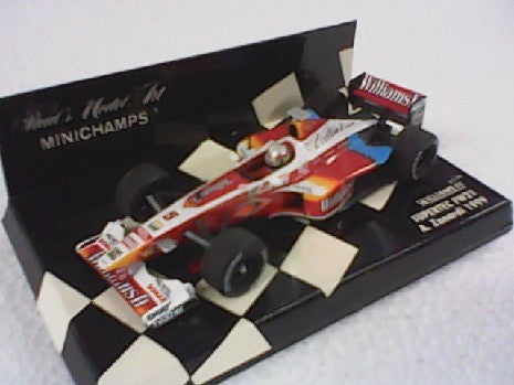 Miniature Formule 1 Williams FW21 Zanardi - Échelle 1/43