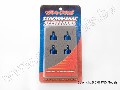 Shock caps, aluminum (blue-anodized) (4) (fits all Ultra Shocks)