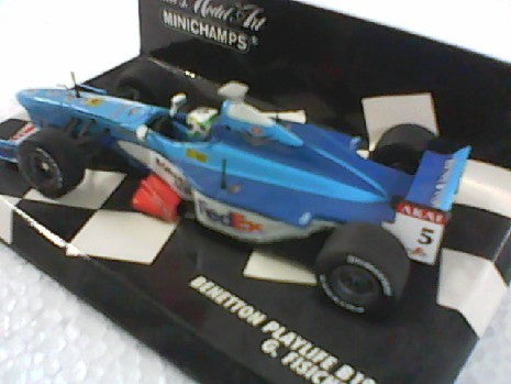 Miniature voiture Benetton Playlife B198 G.Fisichella 1/43