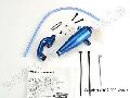 Aluminum tuned pipe & header (complete w/mounting hardware) (str