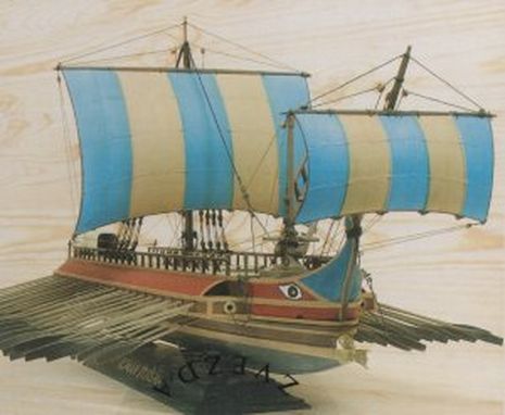Maquette de Trirème Romain ZVEZDA 1/72