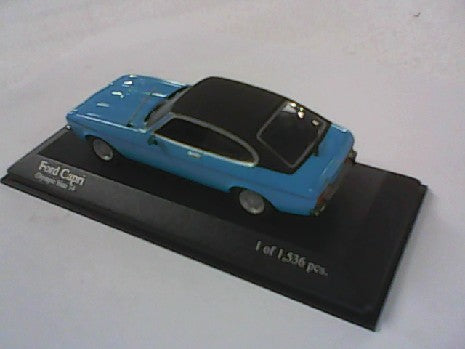 FORD CAPRI II 1974 BLEU 1/43