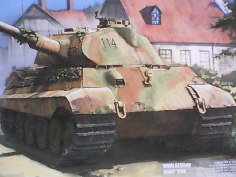 KING TIGER FULL INTERIEUR TOURELLE PORSCHE 1/35