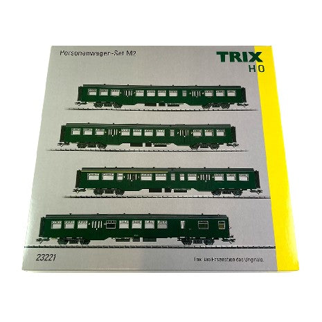Coffret Voitures Voyageurs M2 SNCB N MINITRIX 23221 - Trains Miniatures