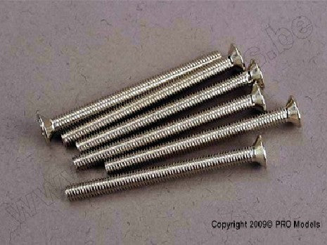 Screws, 3x36mm countersunk machine (6)