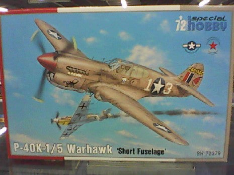 CURTISS P-40K-1/5 WARHAWK SHORT TAIL 1/72