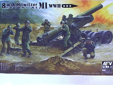 8 INCH HOWITZER M1 WWII 1/35