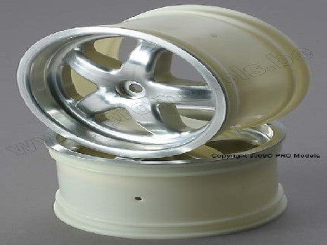 Wheels, satin finished 3.2" (2)