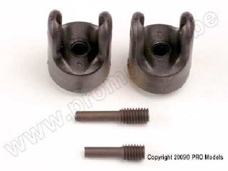 TRANSMISSION OUTPUT YOKES (HEAVY-DUTY) (2)/ SET SCREW YOKE PINS,