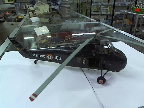 Maquette Hélicoptère Sikorsky Aeronavale Française 1960 - Échelle 1/48
