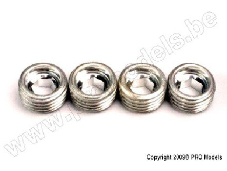 Aluminum caps, pivot ball (4)