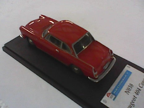 PEUGEOT 404 COUPE ROUGE 1/43
