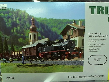 COFFRET DE D╔MARRAGE VAPEUR + 3 WAGONS EP III -HO-1/87