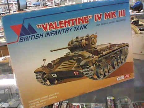 Maquette de Char d'Infanterie Britannique 1/35 - Valentine