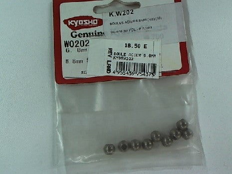 Boule d'acier M3 6.8mm pour modélisme - Kyosho