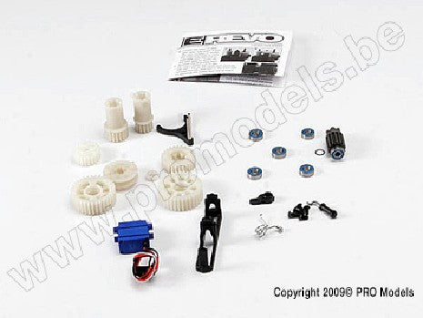 Two speed conversion kit (E-Revo) (includes wide and close ratio