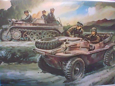 SCHWIMMWAGEN  KETTENKRAD   1/72