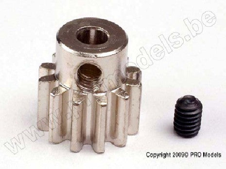 Gear, 12-T pinion (32-p) (mach. steel)/ set screw