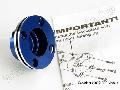 Backplate, machined aluminum (blue-anodized)(requires electric b