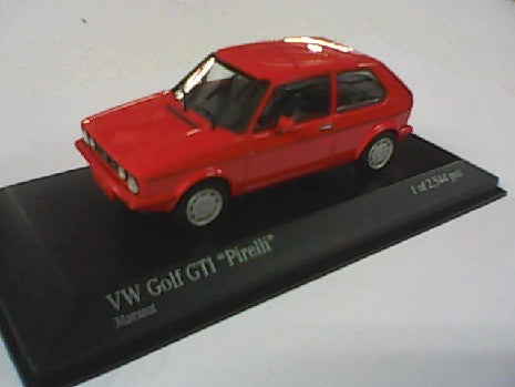 Miniature VW Golf GTI 1977 Rouge 1/43 par Minichamps