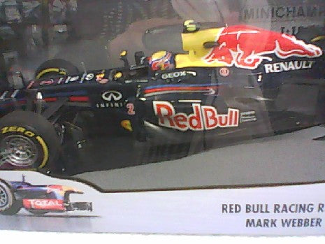 RED BULL RACING RENAULT RB8 WEBBER 2012 1/18