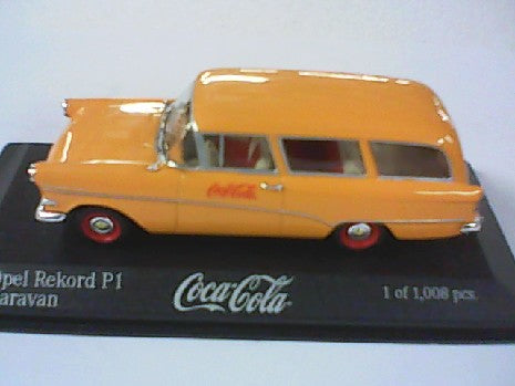 OPEL REKORD P1 BREAK 1958 COCA COLA 1/43