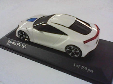 TOYOTA FT-HS 2008 BLANC 1/43