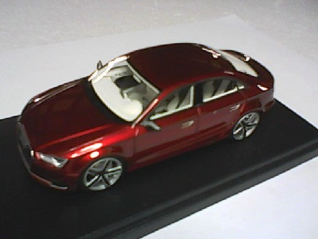 AUDI A3 CONCEPT ROUGE METALLIC 1/43