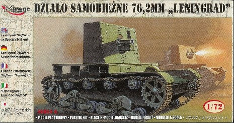 Maquette de Véhicule Militaire Leningrad 76.2 mm 1/72 - Mirage