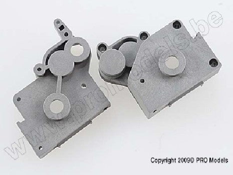 Gearbox halves (grey) (left & right)