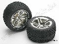 Tires & wheels, assembled, glued (Jato Twin-Spoke wheels, Victor