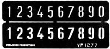 GABARIT NOMBRES ALLEM.   1/35