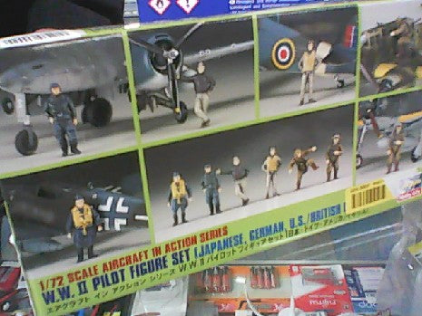 FUGURE PILOTE JAPONAIS ALLEMAND ANGLAIS  1/72