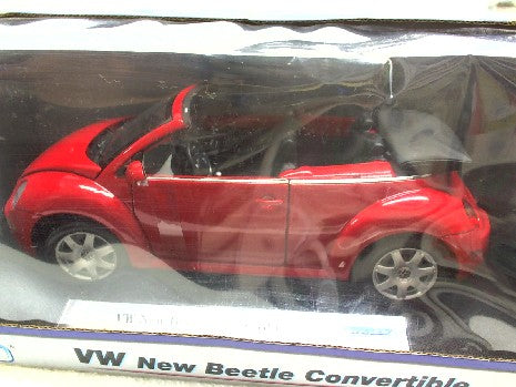NEW BEETLE CONVERTIBLE ROUGE 1/18