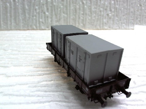 WAGON PLAT ACEM 29 EPOQUE 3 + 2 CADRE GRIS HO