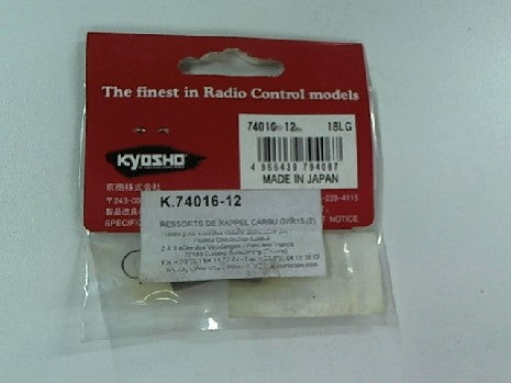 Ressorts de Rappel Carbu GXR15 - Pièces de Rechange Kyosho