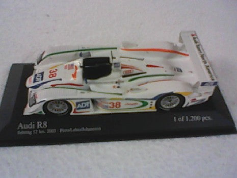 Miniature Audi R8 Johasson 1/43 par Minichamps