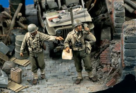 OFFICIER US ETO WW2 (x2) 1/35