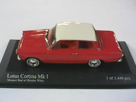 FORD CORTINA MKI 1962 ROUGE