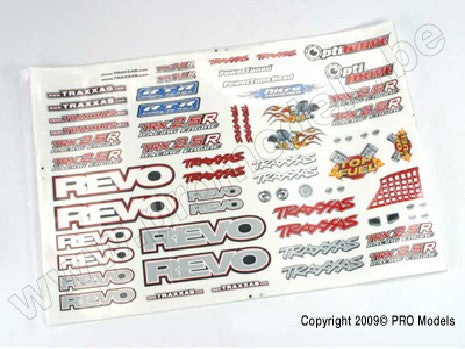 Decal set, Revo (Revo logos and graphics decal sheet)