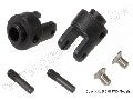 Differential output yokes, black (2)/ 3x5mm countersunk screws (