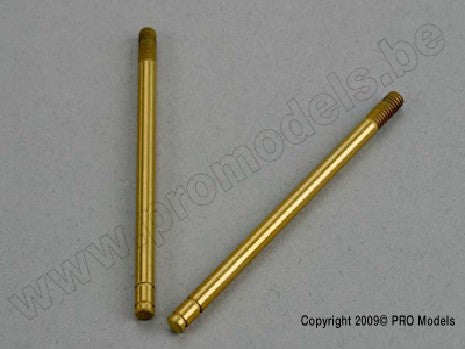 Shock shafts, hardened steel, titanium nitride coated (front) (2