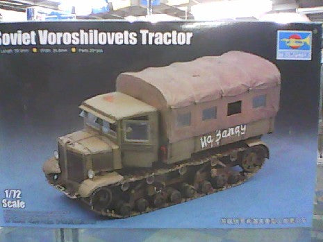 SOVIET VOROSHILOVETS TRACTOR 1/72